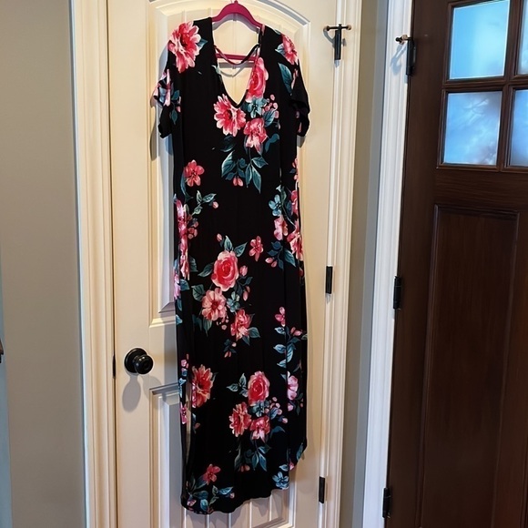 BUNDLE of two V-neck Long soft casual maxi dresses size XXL - Picture 7 of 15